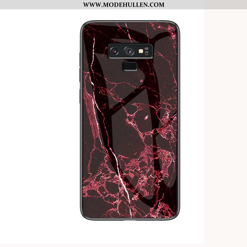 Hülle Samsung Galaxy Note 9 Schutz Glas Netto Rot Case Grün Neu Anti-sturz