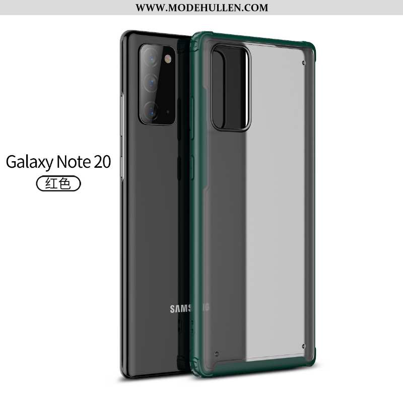Hülle Samsung Galaxy Note20 Muster Super Dünne Persönlichkeit Schwer Anti-sturz Einfach Grün