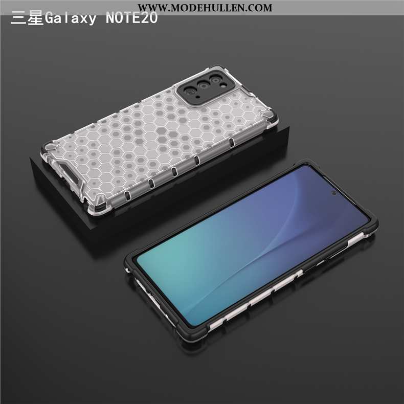 Hülle Samsung Galaxy Note20 Super Dünne Transparent Handy Kühlung Sterne Blau