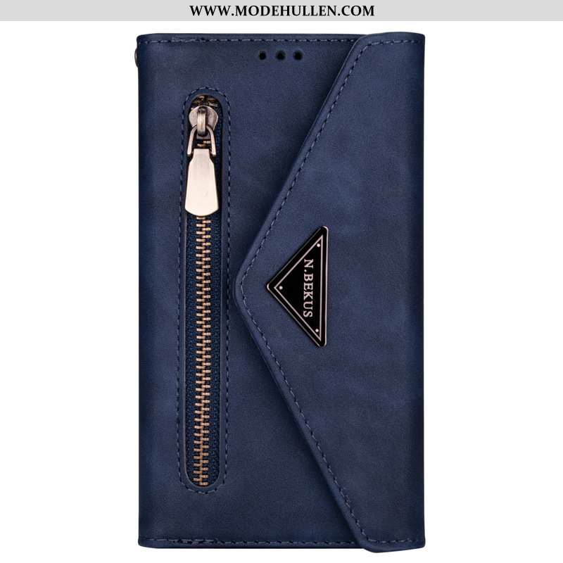 Hülle Samsung Galaxy Note20 Ultra Lederhülle Dunkelblau Handy Sterne Folio