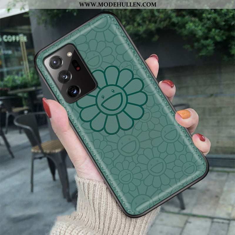Hülle Samsung Galaxy Note20 Ultra Muster Trend Schutz Grün Case Wind Handy