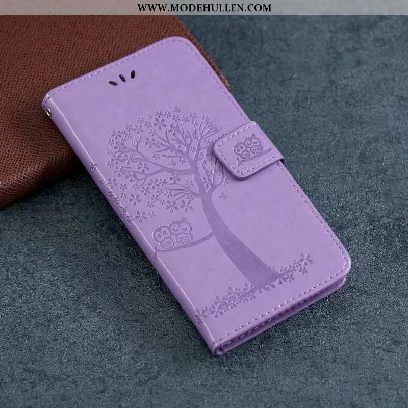 Hülle Samsung Galaxy Note20 Weiche Lederhülle Alles Inklusive Sterne Case Lila