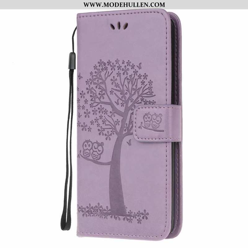 Hülle Samsung Galaxy Note20 Weiche Lederhülle Alles Inklusive Sterne Case Lila