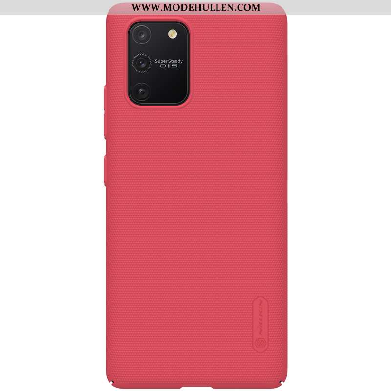 Hülle Samsung Galaxy S10 Lite Schutz Nubuck Sterne Anti-sturz Dünne Case Blau