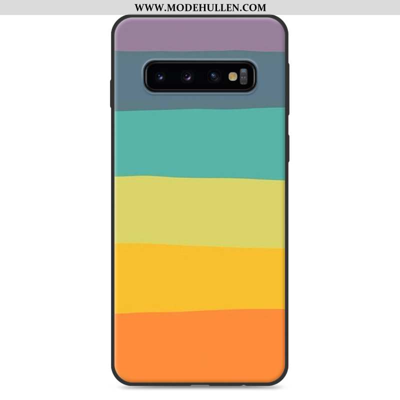 Hülle Samsung Galaxy S10 Nette Weiche Sterne Karikatur Case Anti-sturz Weiße