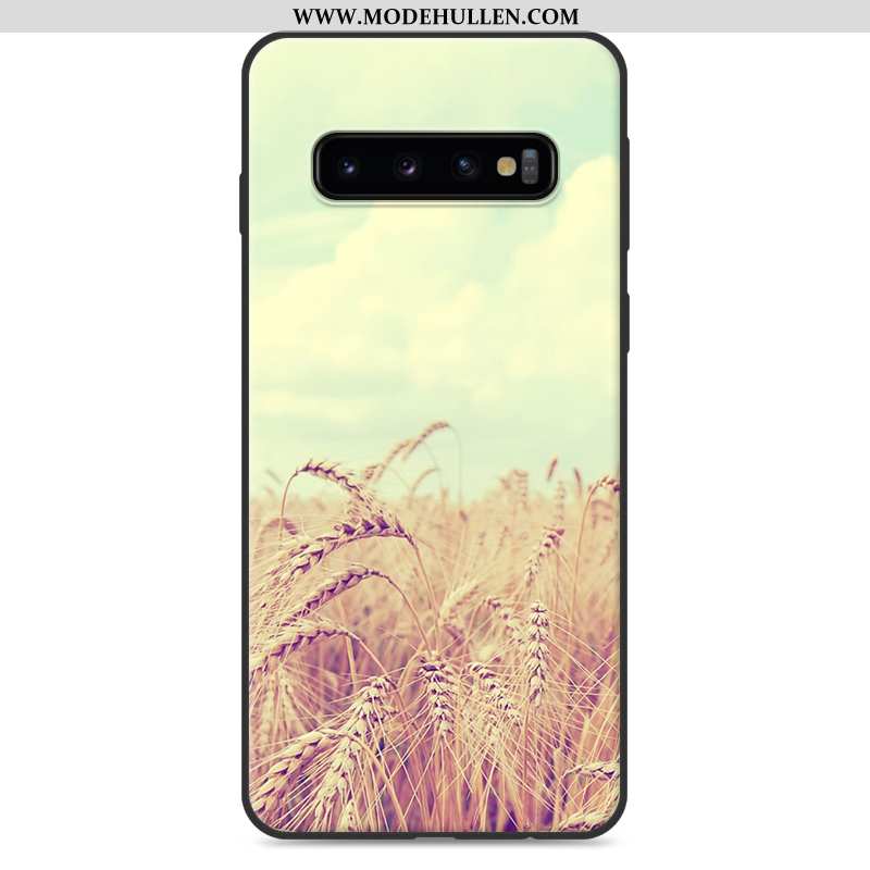 Hülle Samsung Galaxy S10 Nette Weiche Sterne Karikatur Case Anti-sturz Weiße