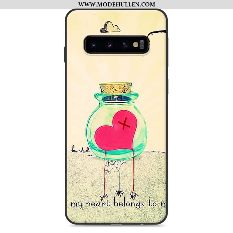 Hülle Samsung Galaxy S10 Nette Weiche Sterne Karikatur Case Anti-sturz Weiße