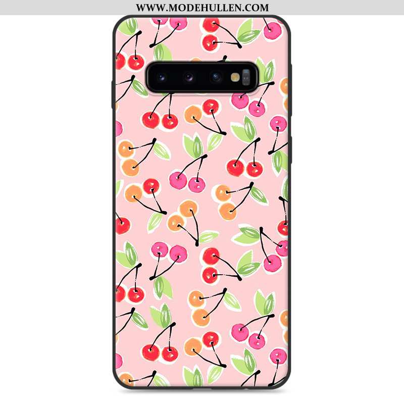 Hülle Samsung Galaxy S10 Nette Weiche Sterne Karikatur Case Anti-sturz Weiße