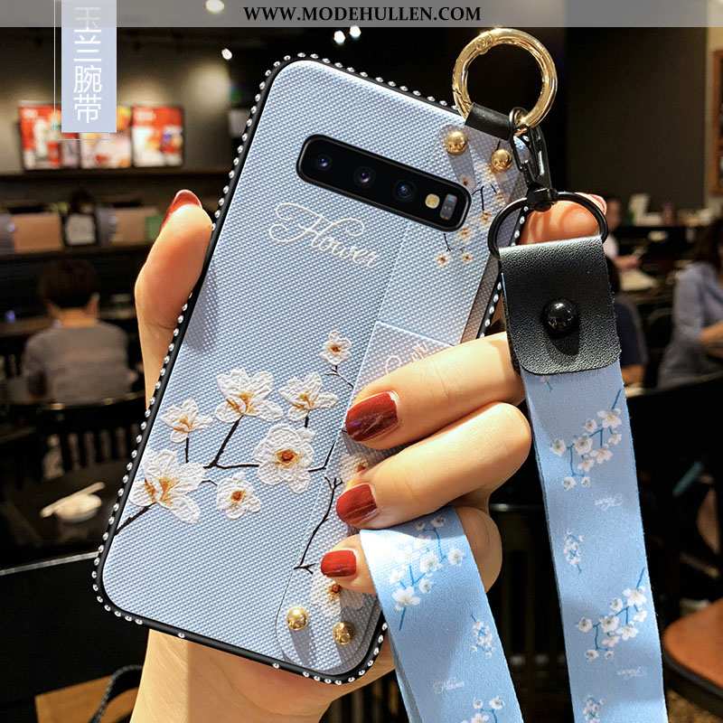 Hülle Samsung Galaxy S10+ Schutz Trend Handy Case Weiche Anti-sturz Rosa