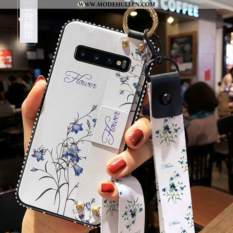 Hülle Samsung Galaxy S10+ Schutz Trend Handy Case Weiche Anti-sturz Rosa