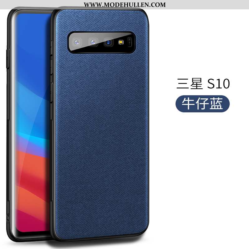 Hülle Samsung Galaxy S10 Trend Super Case Sterne Blau Magnetismus