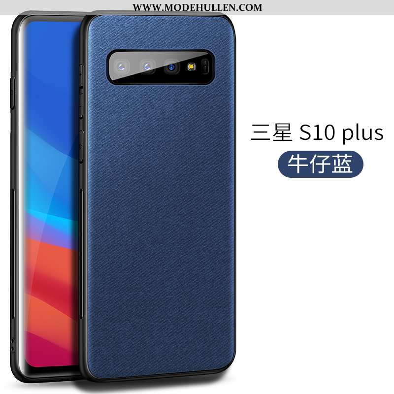 Hülle Samsung Galaxy S10+ Trend Super Sterne Pu An Bord Muster Grau