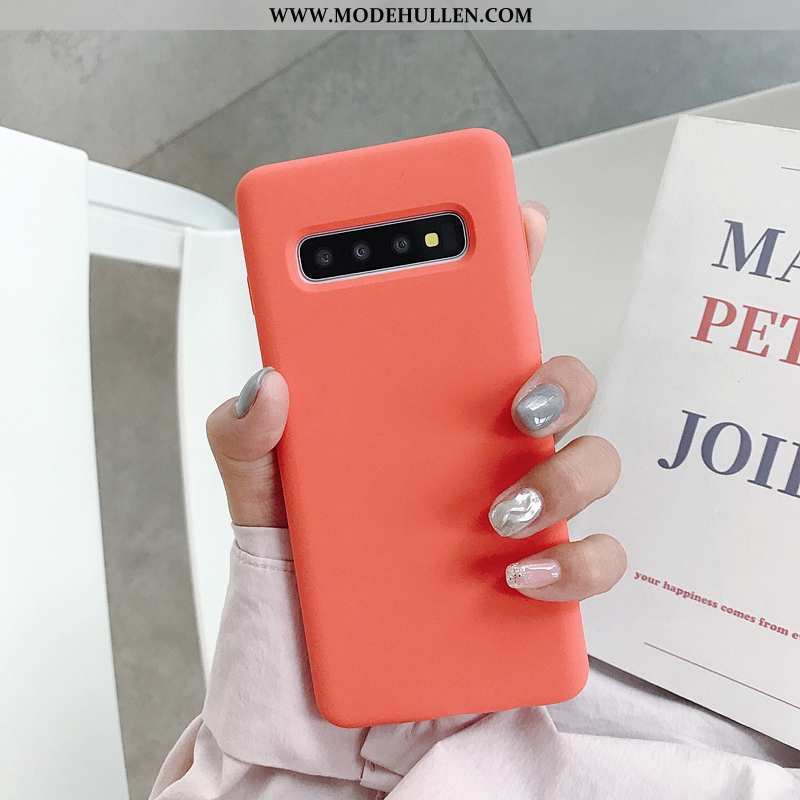 Hülle Samsung Galaxy S10+ Trend Weiche Sterne Einfassung Rot Netto Rot Neu Rote