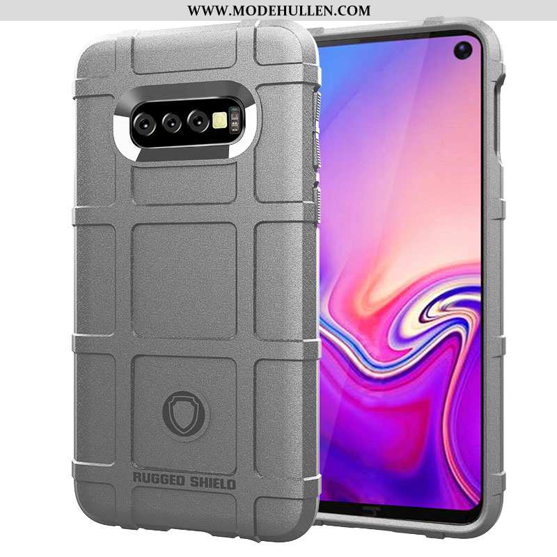 Hülle Samsung Galaxy S10+ Weiche Silikon Alles Inklusive Case Braun Nubuck