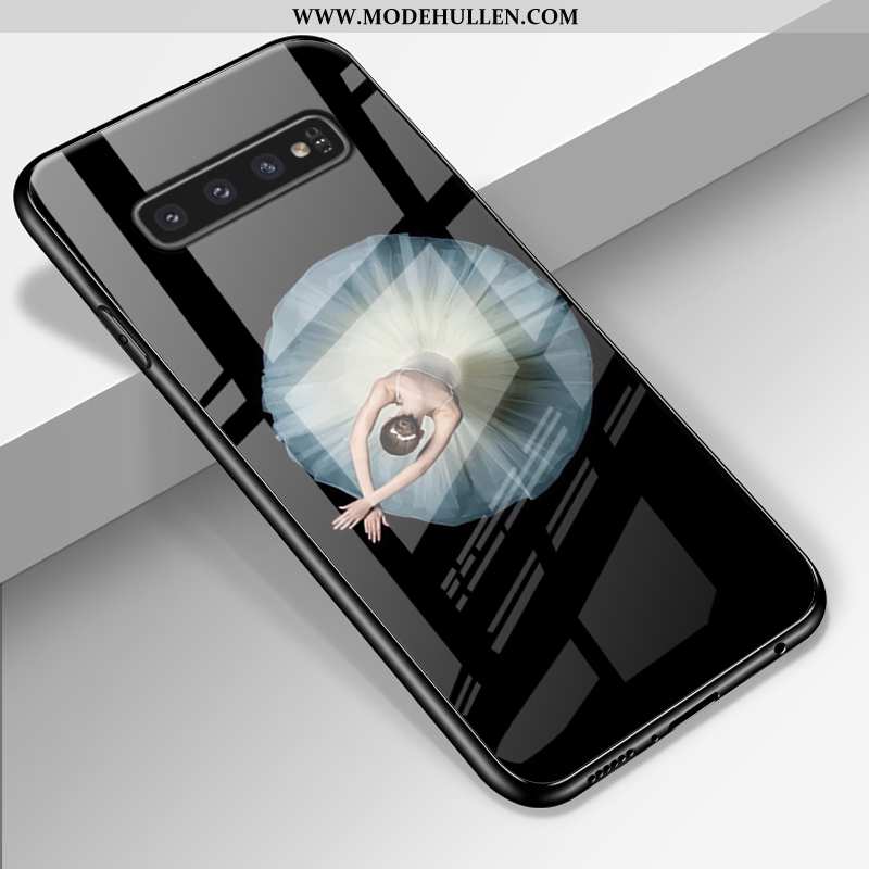 Hülle Samsung Galaxy S10+ Weiche Silikon Einfassung Anti-sturz Persönlichkeit Sternenhimmel Handy Bl