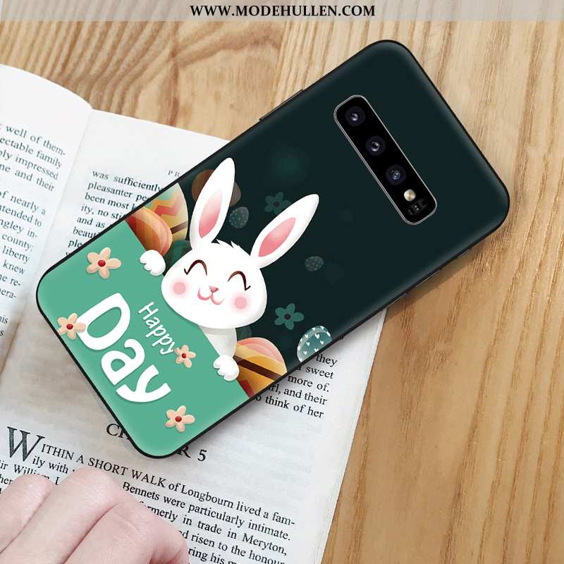 Hülle Samsung Galaxy S10 Weiche Silikon Sterne Dunkelblau Nette Karikatur