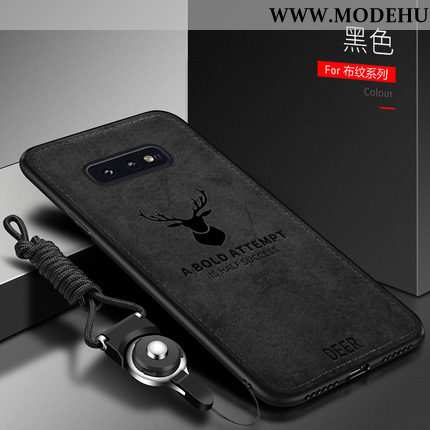 Hülle Samsung Galaxy S10e Silikon Schutz Grau Handy Case Weiche