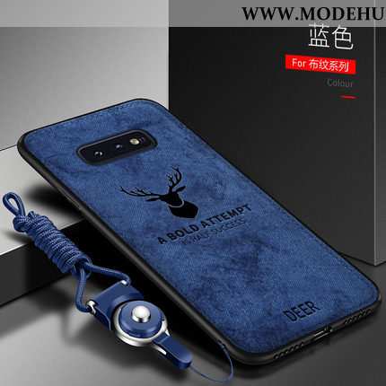 Hülle Samsung Galaxy S10e Silikon Schutz Grau Handy Case Weiche