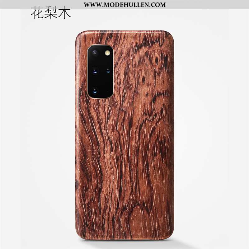 Hülle Samsung Galaxy S20+ Aus Holz Schutz Qualität Sterne Anti-sturz Alles Inklusive Schwarz