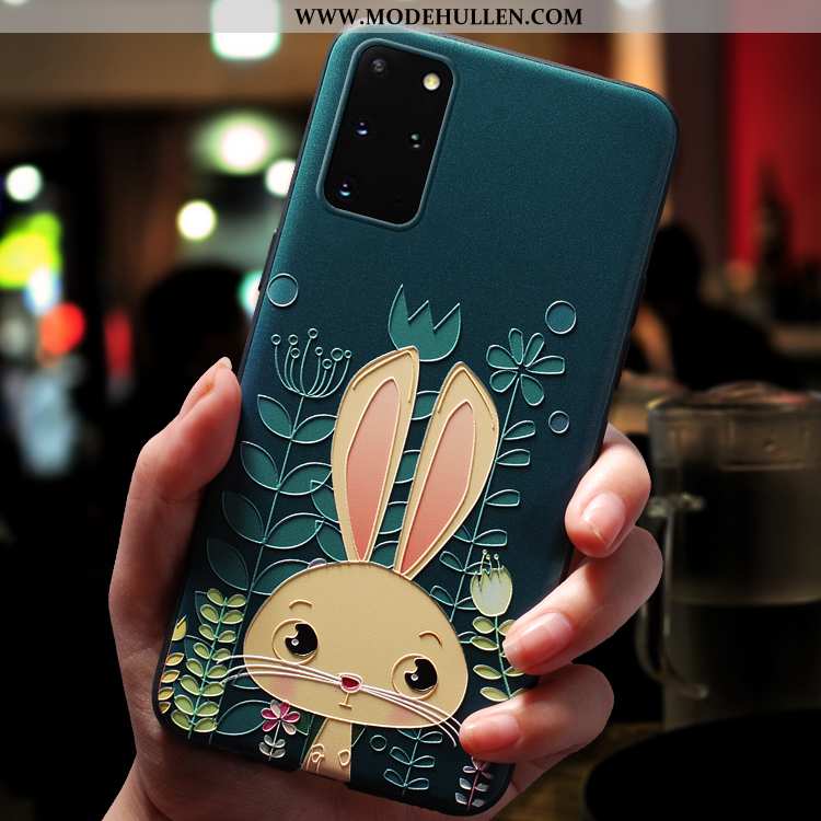 Hülle Samsung Galaxy S20+ Kreativ Karikatur Weiche Nette Blau Trend Silikon