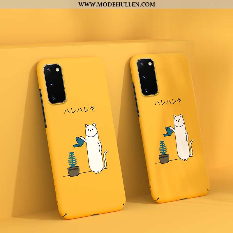 Hülle Samsung Galaxy S20 Nubuck Karikatur Trend Case Netto Rot Anti-sturz Grün