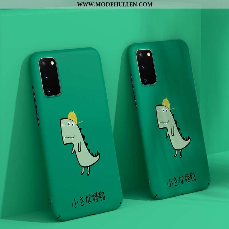 Hülle Samsung Galaxy S20 Nubuck Karikatur Trend Case Netto Rot Anti-sturz Grün