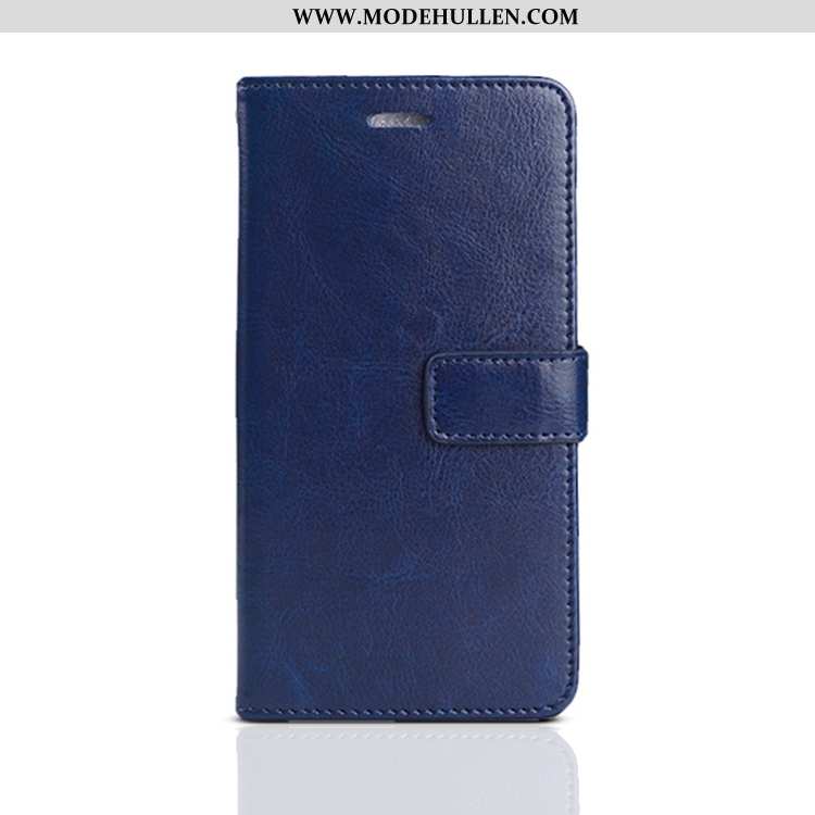 Hülle Samsung Galaxy S20+ Schutz Lederhülle Sterne Handy Blau Folio