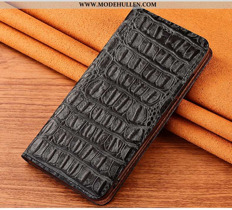 Hülle Samsung Galaxy S20 Ultra Lederhülle Echt Leder Handy Clamshell Neu Sterne Case Schwarz