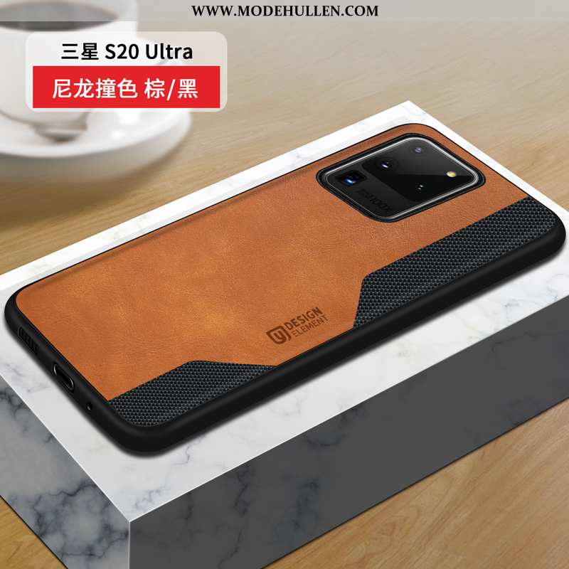 Hülle Samsung Galaxy S20 Ultra Silikon Schutz Handy Rot Case Einfassung Rote