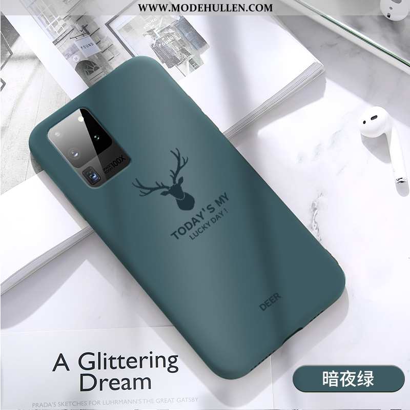 Hülle Samsung Galaxy S20 Ultra Trend Super Luxus Case Kreativ Schutz Dünne Grün