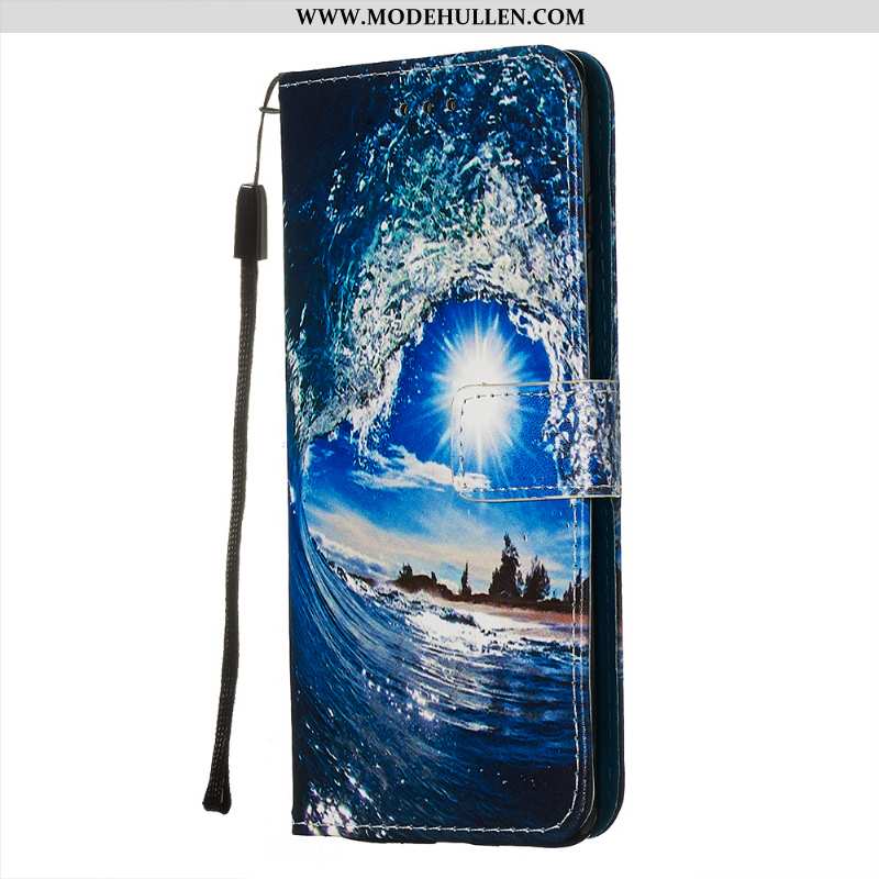 Hülle Samsung Galaxy S20 Weiche Lederhülle Folio Handy Karte Persönlichkeit Lila