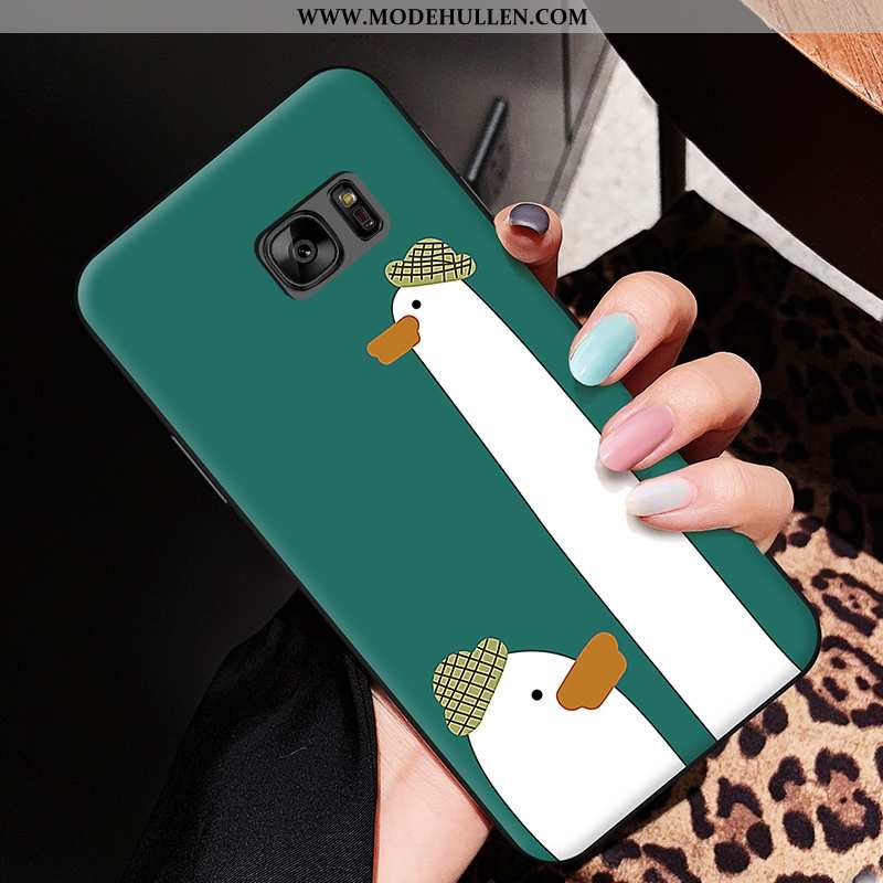 Hülle Samsung Galaxy S6 Edge Karikatur Nette Silikon Case Anti-sturz Sterne Weiche Gelbe