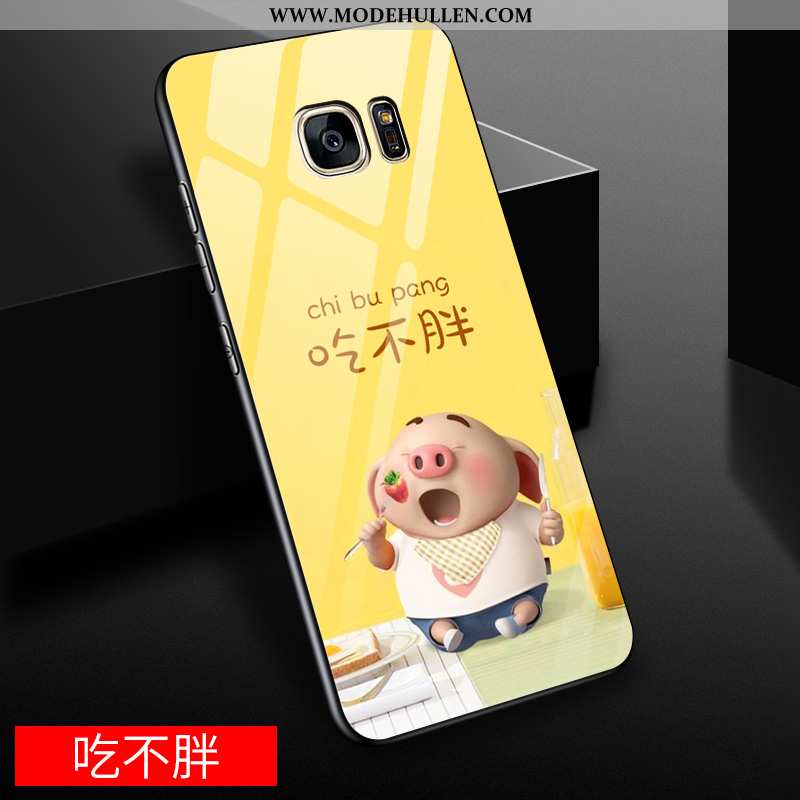 Hülle Samsung Galaxy S7 Edge Nette Schutz Kreativ Anti-sturz Persönlichkeit Einfach Gelb Gelbe