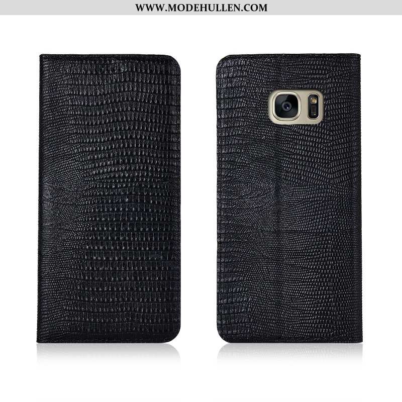 Hülle Samsung Galaxy S7 Edge Weiche Silikon Anti-sturz Neu Clamshell Schutz Schwarz