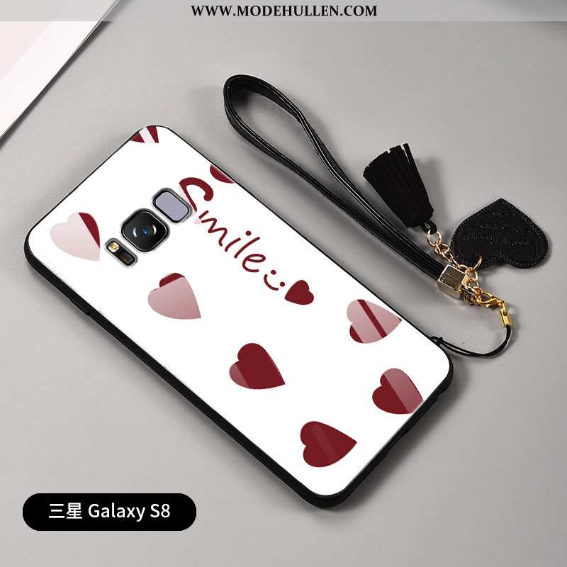 Hülle Samsung Galaxy S8 Dünne Silikon Case Einfassung Weiß Liebe Kreativ Weiße