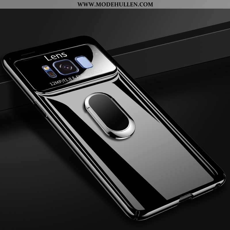 Hülle Samsung Galaxy S8 Glas Nubuck Persönlichkeit Trend Dünne Ring Einfassung Weiße