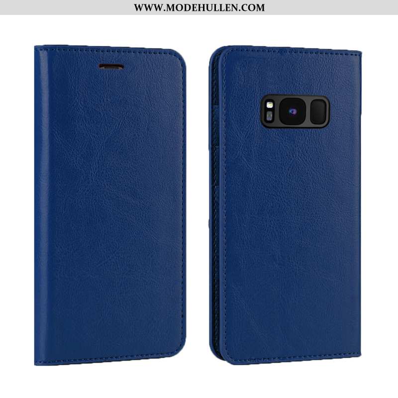 Hülle Samsung Galaxy S8+ Lederhülle Luxus Schutz Clamshell Business Anti-sturz Gold