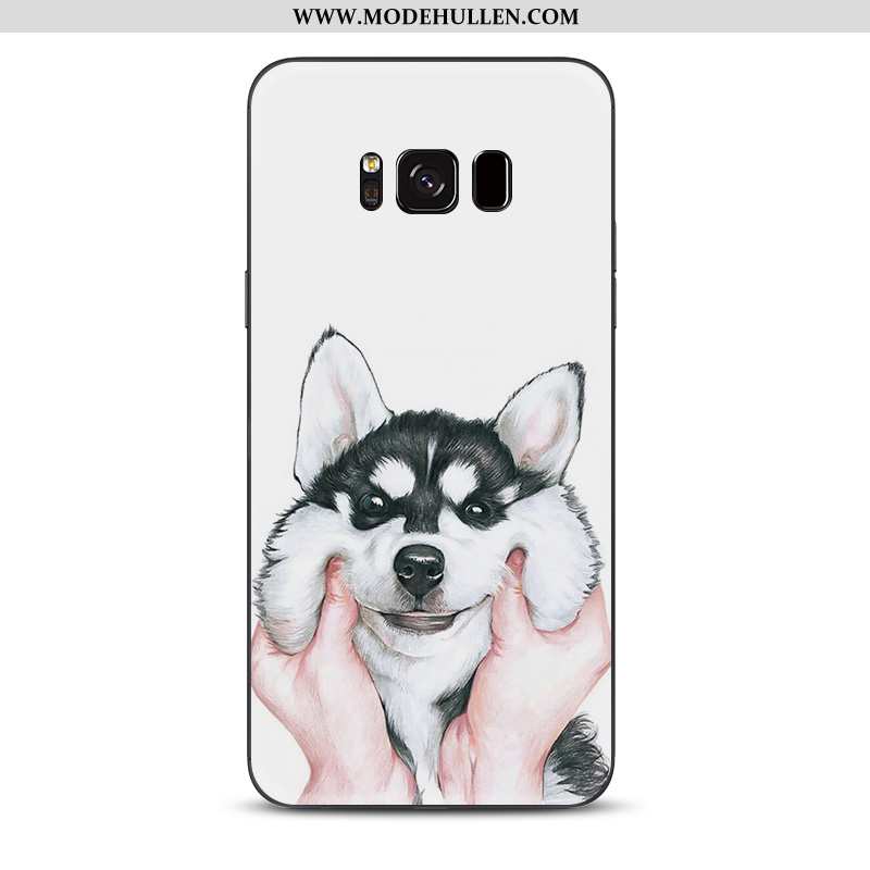 Hülle Samsung Galaxy S8 Nette Trend Sterne Neu Case Hund Lustig Grau