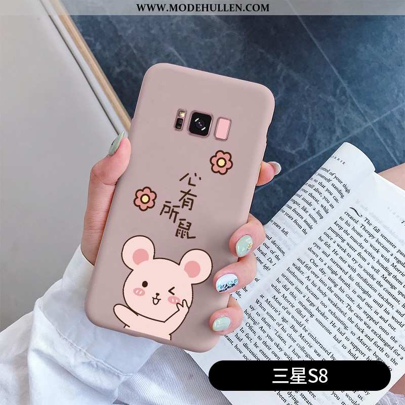 Hülle Samsung Galaxy S8 Persönlichkeit Kreativ Mini Alles Inklusive Anti-sturz Handy Sterne Rosa