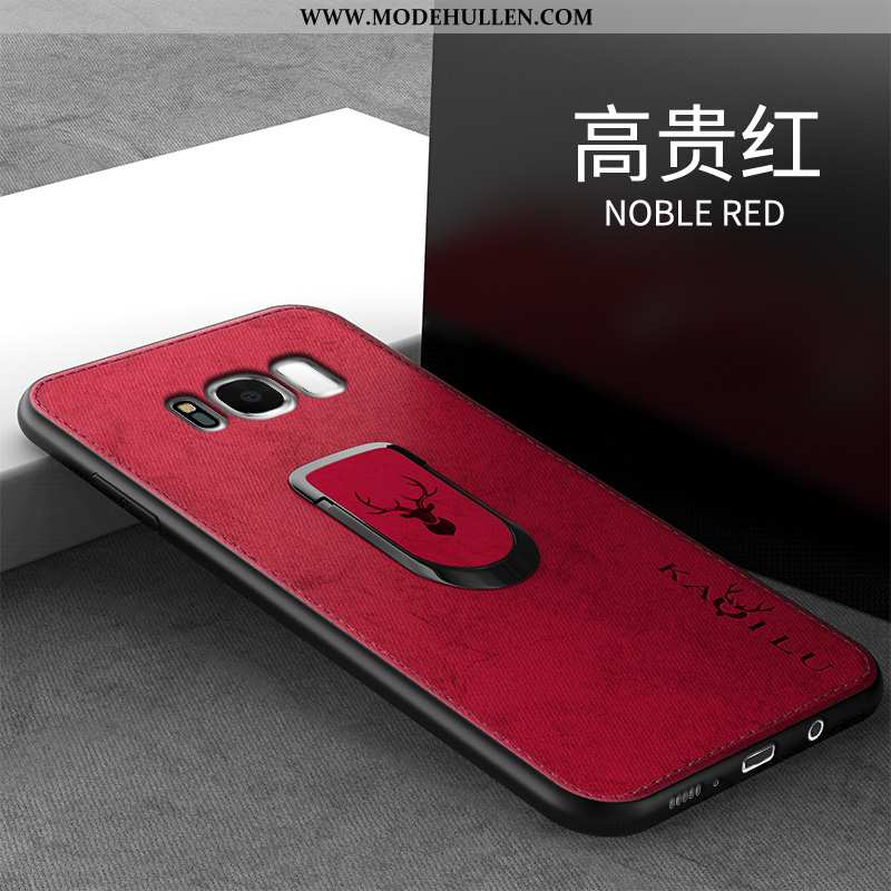 Hülle Samsung Galaxy S8+ Persönlichkeit Kreativ Trend Einfach Case Anti-sturz Stoff Rote