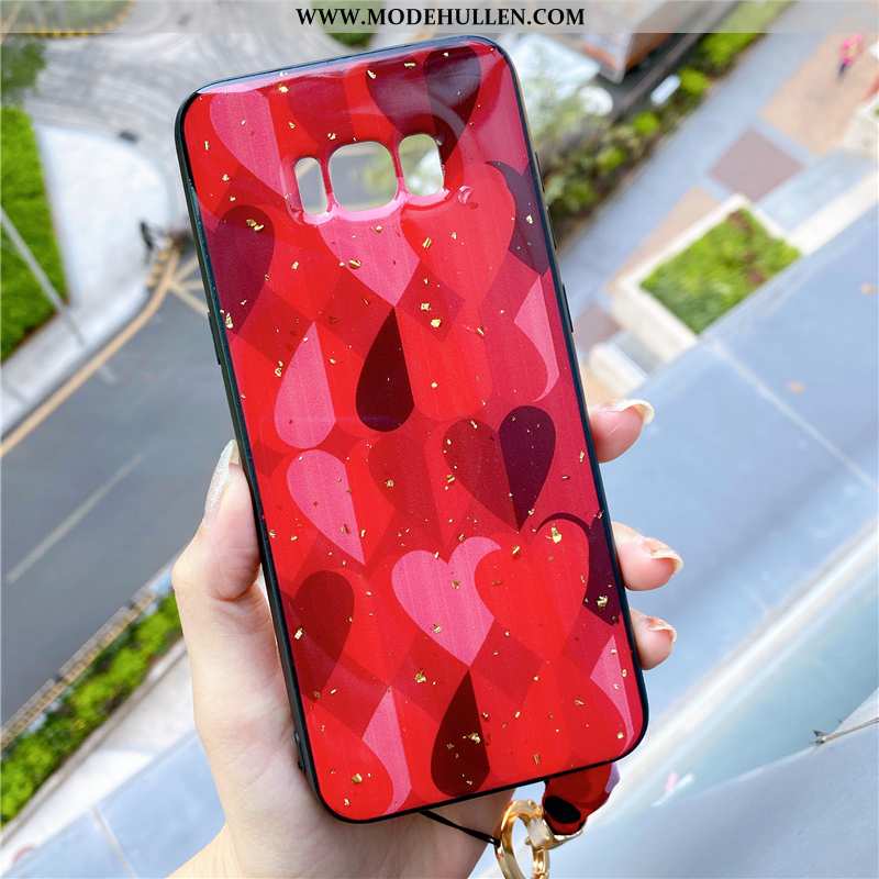 Hülle Samsung Galaxy S8 Retro Trend High-end Sterne Nubuck Anti-sturz Business Rote