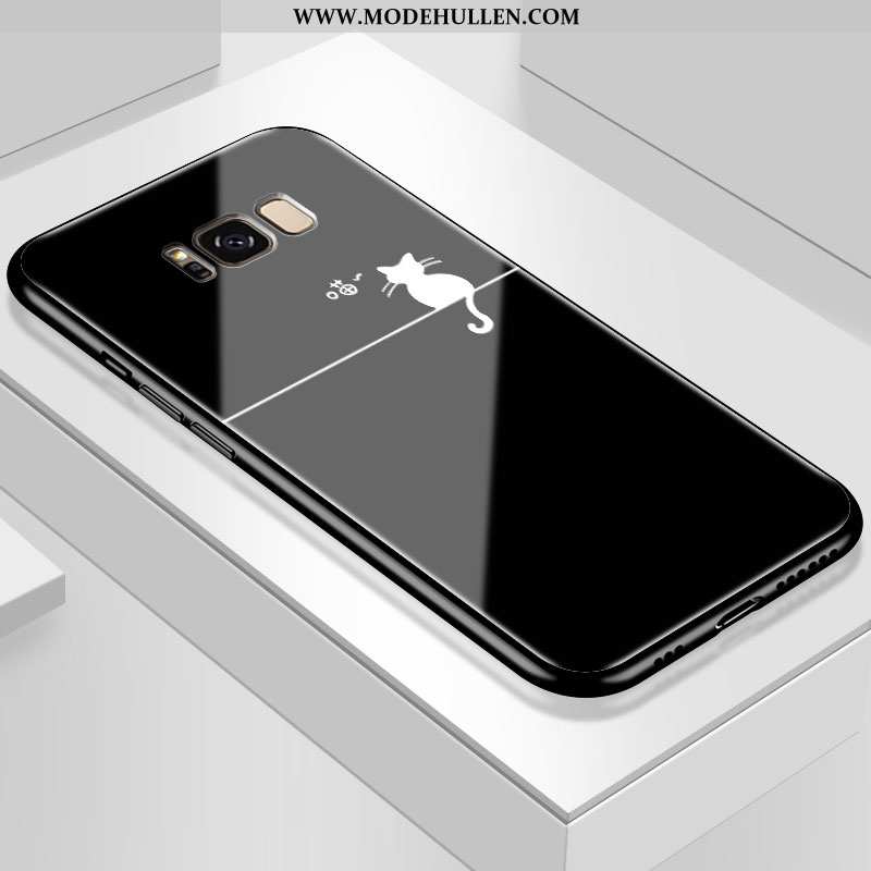 Hülle Samsung Galaxy S8+ Schutz Glas Kunst Anti-sturz Handy Persönlichkeit Einfassung Weiße