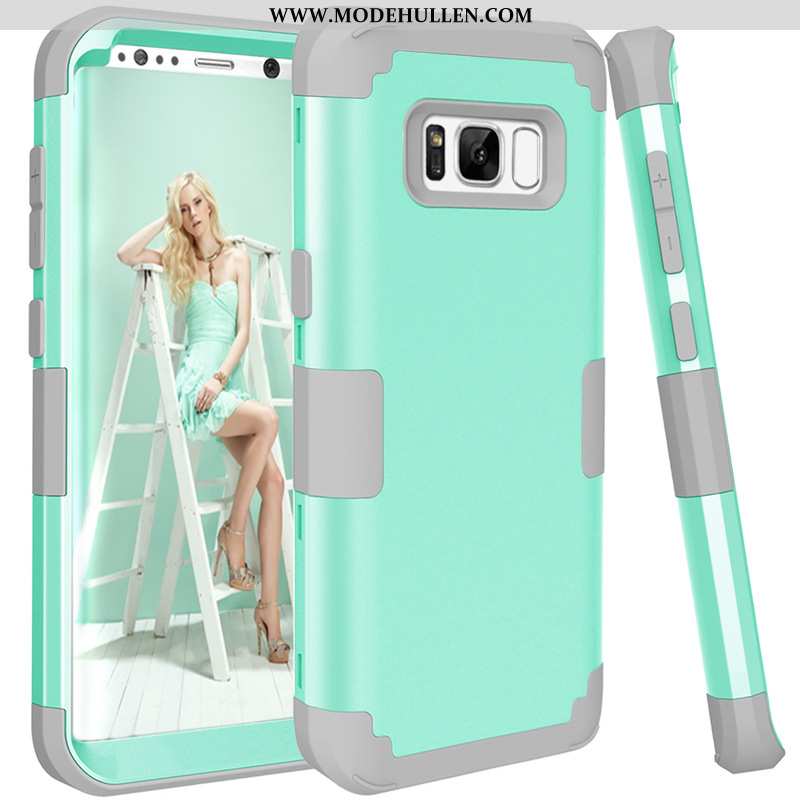 Hülle Samsung Galaxy S8 Schutz Sterne Handy Case Lila Anti-sturz