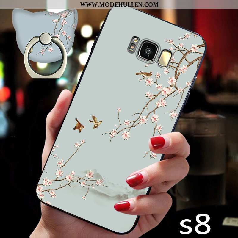 Hülle Samsung Galaxy S8 Super Weiche Sterne Hängende Verzierungen Handy Case Kreativ Blau