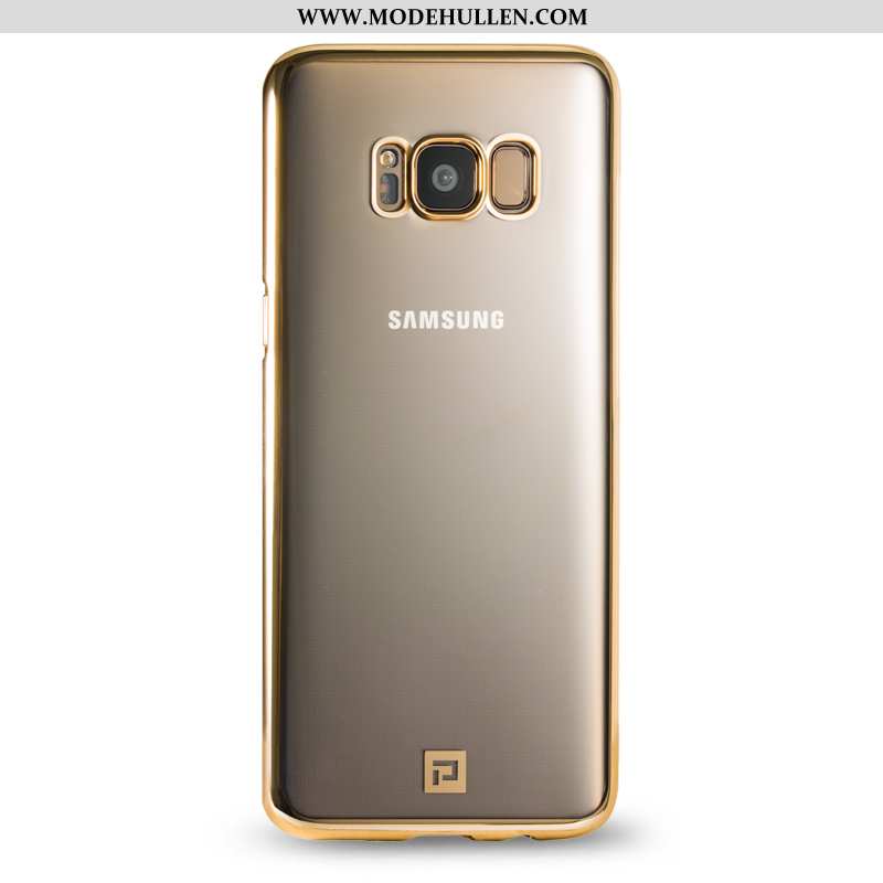 Hülle Samsung Galaxy S8+ Trend Super Dünne Handy Sterne Gold Case