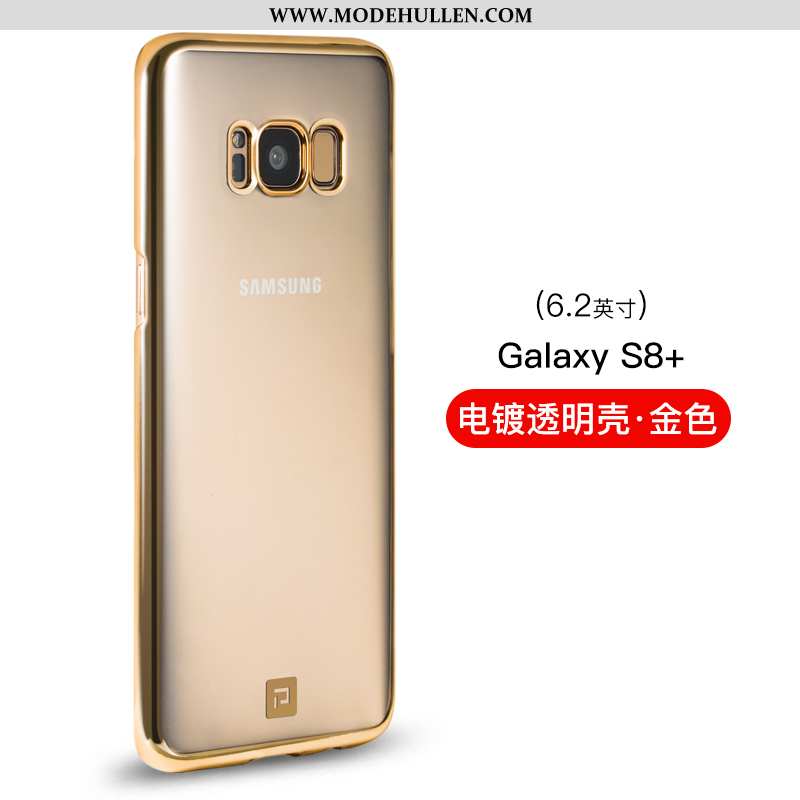 Hülle Samsung Galaxy S8+ Trend Super Dünne Handy Sterne Gold Case