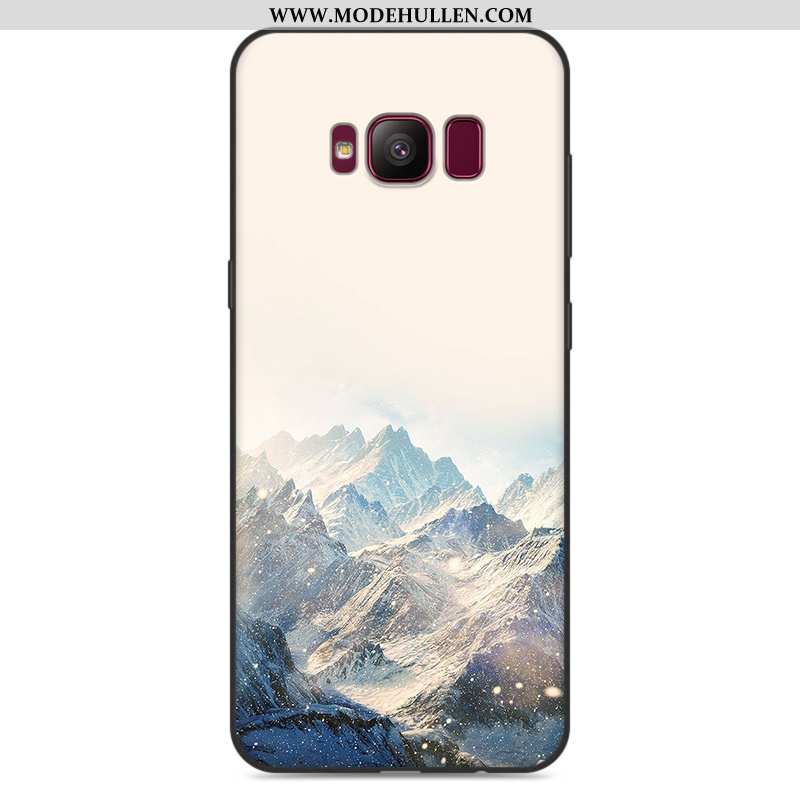 Hülle Samsung Galaxy S8 Weiche Schutz Grau Karikatur Anti-sturz Trend Case