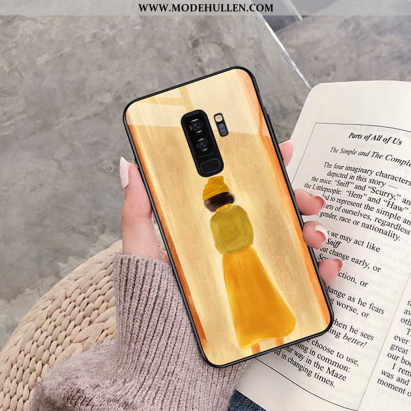 Hülle Samsung Galaxy S9+ Kreativ Trend Handy Gelb Alles Inklusive Sterne Gelbe