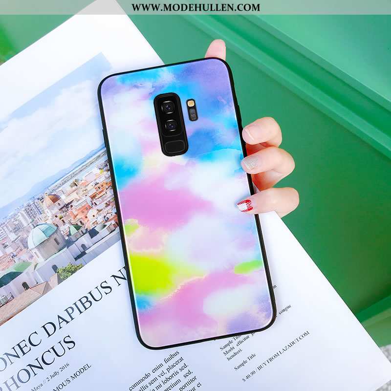 Hülle Samsung Galaxy S9+ Kreativ Trend Handy Gelb Alles Inklusive Sterne Gelbe