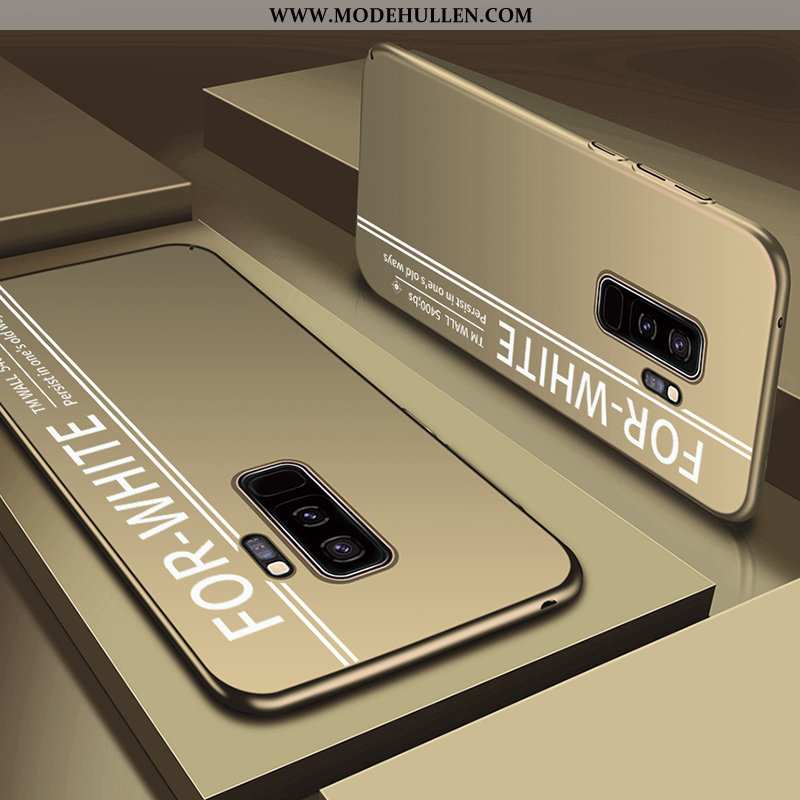 Hülle Samsung Galaxy S9+ Nubuck Persönlichkeit Blau Sterne Schutz Anti-sturz Super